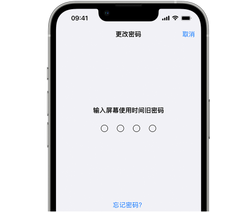 罗田iPhone屏幕维修分享iPhone屏幕使用时间密码忘记了怎么办 