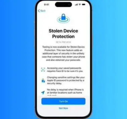 罗田苹果授权维修店分享被盗设备保护功能开启方法 