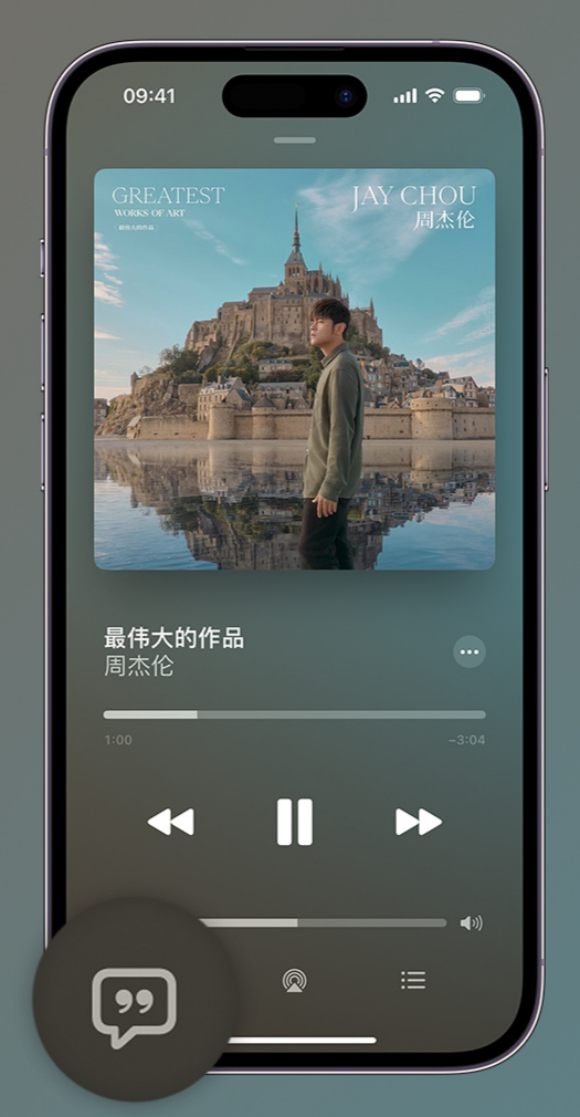 罗田iphone维修分享如何在iPhone上使用Apple Music全新唱歌功能 