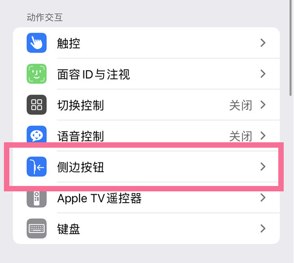 罗田苹果14维修店分享iPhone14 Plus侧键双击下载功能关闭方法 