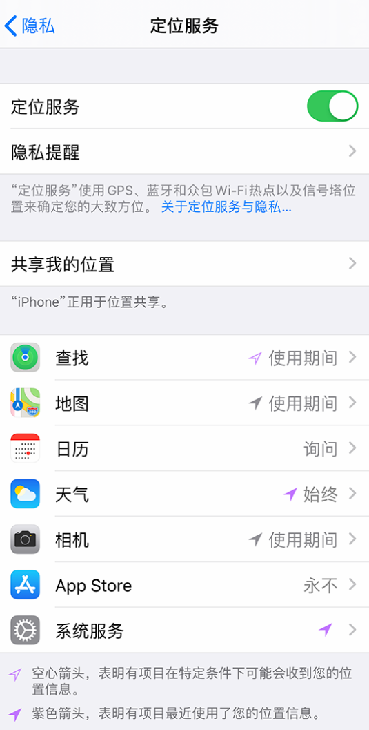 罗田苹果手机维修分享iPhone 状态栏中时间显示为蓝色图标是什么情况 